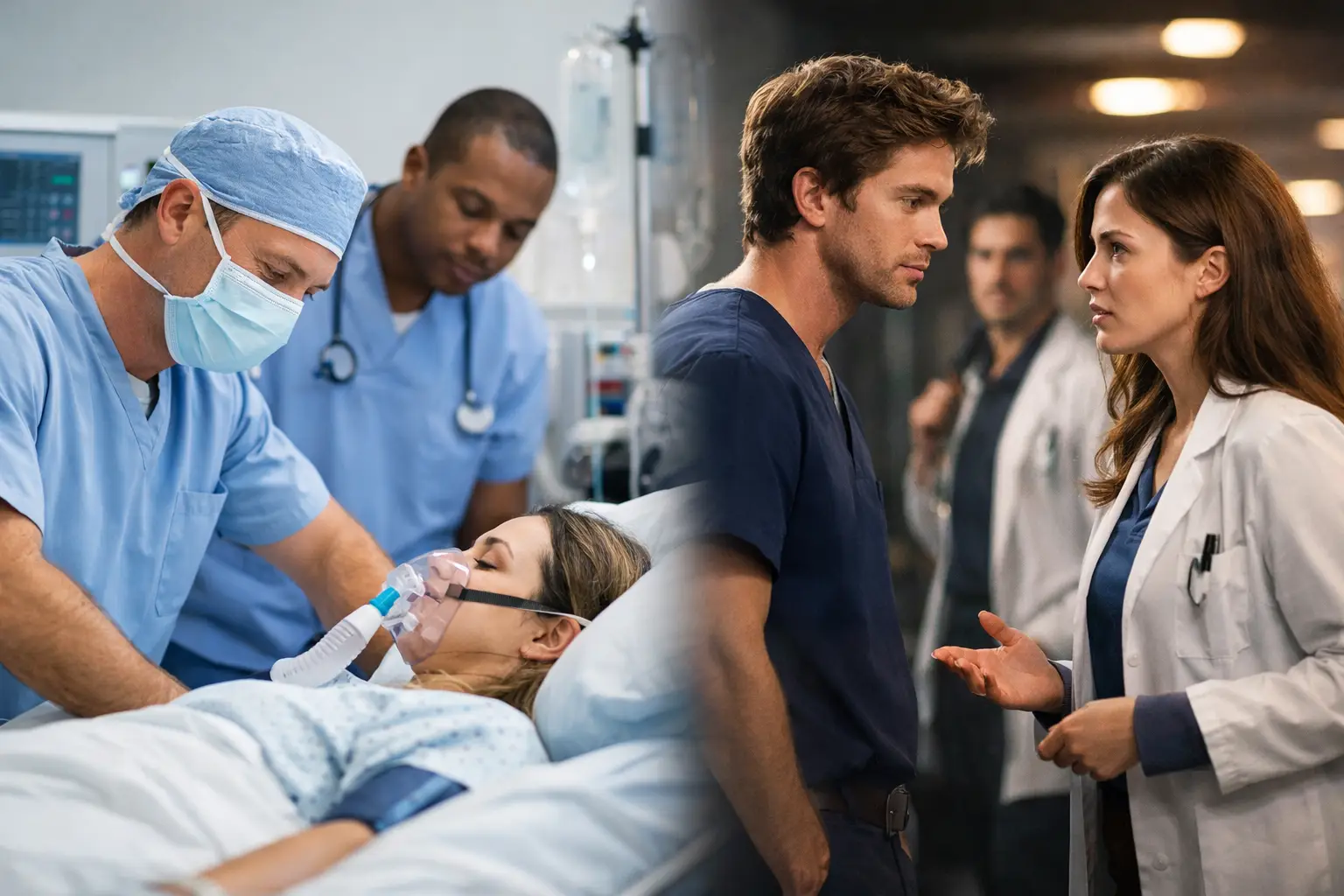 Hospital Nonfiction vs Television Drama