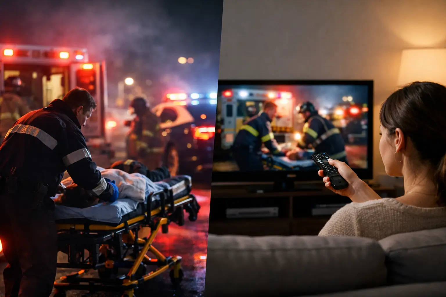 Emergency Narratives Versus Television in Real Life